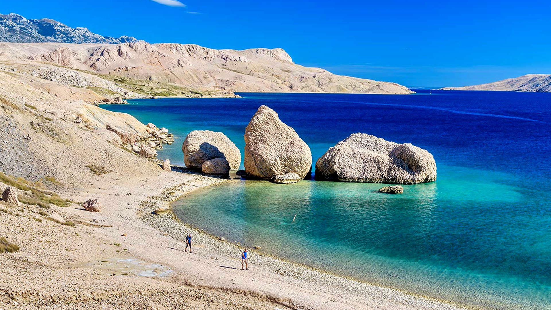 Beaches on the island of Pag | Villa Emma